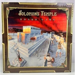 Solomon's Temple Board Game 2001 Cactus Game Design New Sealed Christian